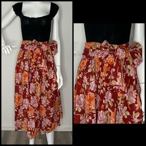 FRANCK OLIVIER Vintage Floral Skirt